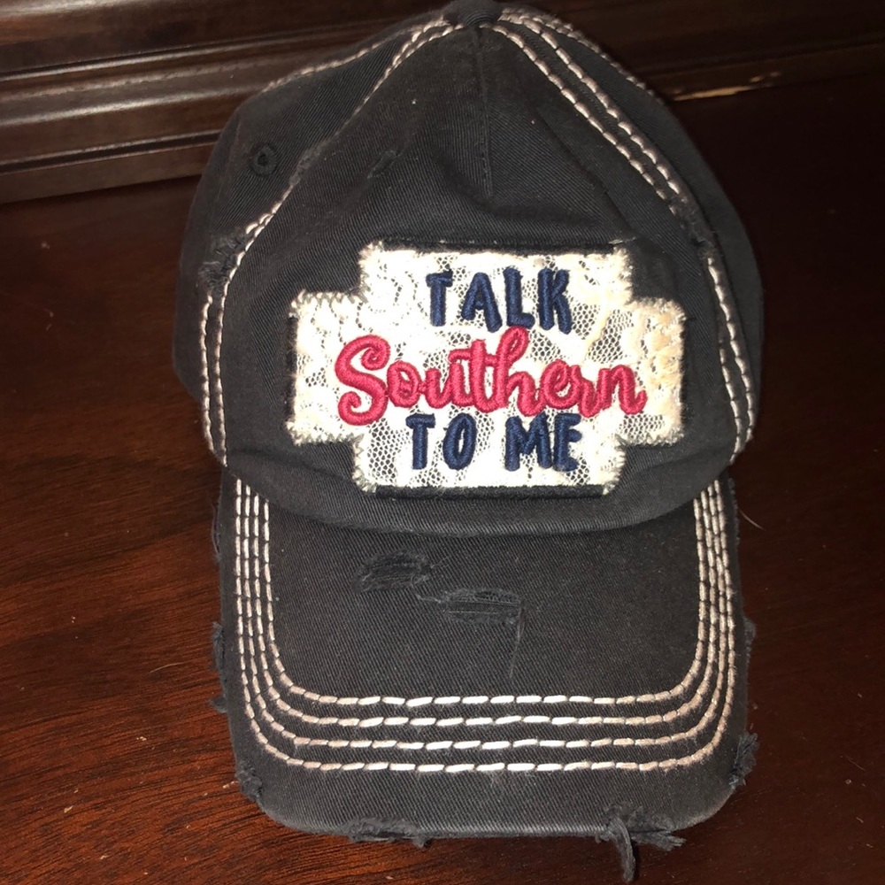 Distressed hat